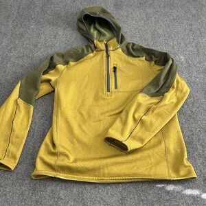 Eddie Bauer‎ Outback Fleeced Hoodie Men's Large Yellow/green